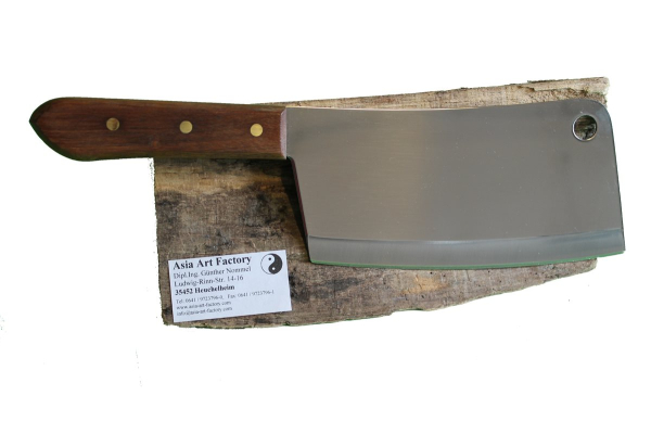 014 Hackmesser China 33 cm Küchenmesser Küchenbeil Filettiermesser Holzgriff