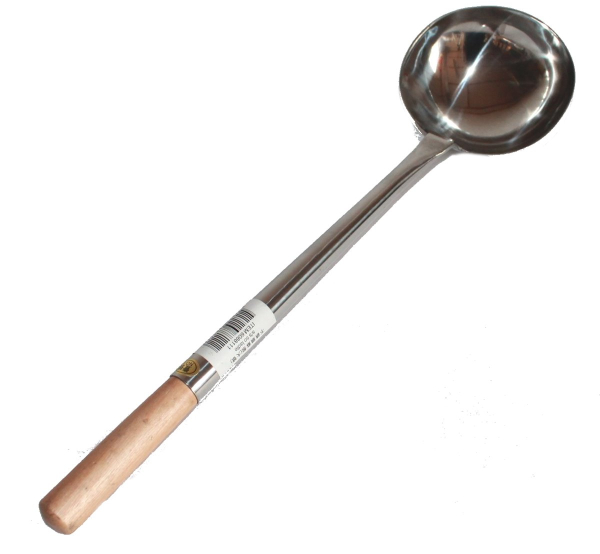 013 Schöpfkelle Schöpflöffel Suppenkelle Edelstahl Wok Kelle Löffel 46 cm lang