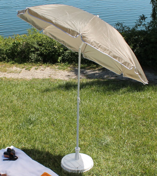Sonnenschirm 175cm Strandschirm Gartenschirm Marktschirm Balkonschirm knickbar Schirmhülle 051