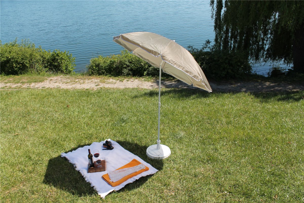 Sonnenschirm 175cm Strandschirm Gartenschirm Marktschirm Balkonschirm knickbar Schirmhülle 051