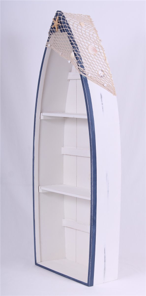 Bootsregal 011 Stand Regal 91 cm Holzregal Boot Kasten Schiff Shabby Look maritim Dekor