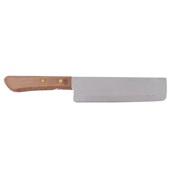 052 Kiwi Kochmersser Fleisch Gemüse Messer rostfrei Holz Edelstahl