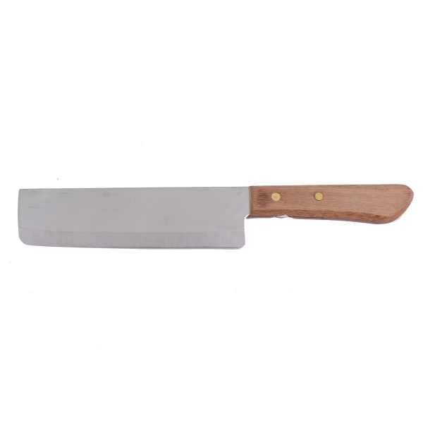 052 Kiwi Kochmersser Fleisch Gemüse Messer rostfrei Holz Edelstahl