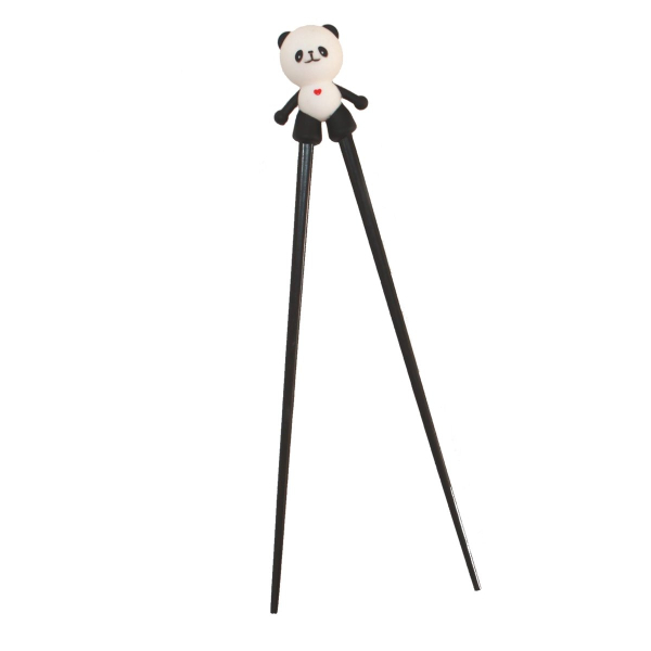 089 Chopsticks 3 Paar Essstäbchen Stäbchen Set Kinder Helfer Panda Bär Family
