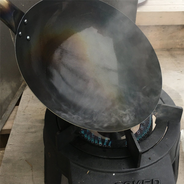 Einbrennservice Wok seasoning Wokpfanne Eisen Carbon Stahl einbrennen Wokeinbrennen