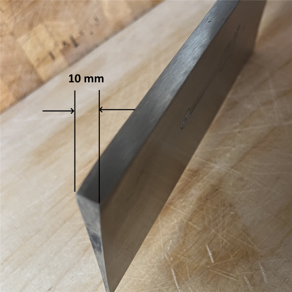 016 Hackmesser Knochen 33 cm Küchenmesser Küchenbeil Filettiermesser Holzgriff