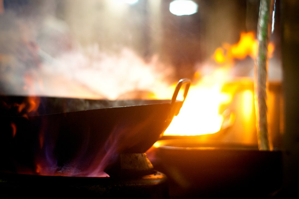 Einbrennservice Wok seasoning Wokpfanne Eisen Carbon Stahl einbrennen Wokeinbrennen