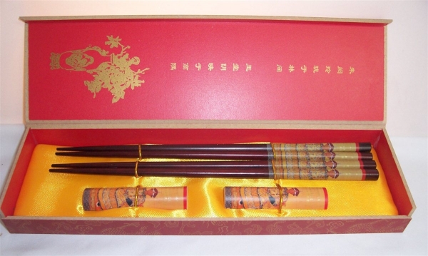  Muso Wood Lange hölzerne Stäbchen zum kochen - 42cm Holz  Kochstäbchen - chinesische Essstäbchen chopsticks für Feuertopf/ Küche  Braten/ Nudeln - 2 Paare