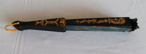 023, 2 Stk Fächer Tanz Deko spanisch Spitze Flamenco Hand Wind Blume Rose