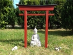 Torii 22 Japan style Garten Holzbogen Torbogen Tor Holz Feng Shui Buddha Asien