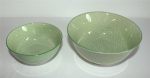 290, 2 Stk Reis Suppe Matcha Schale Soba Bowl Müsli ø 15/12 cm Porzellan grün